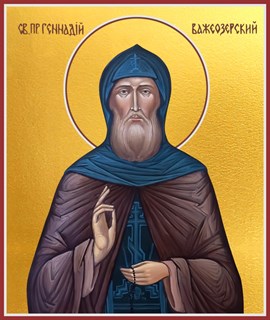 Икона Геннадий Важеозерский преподобный 28437
