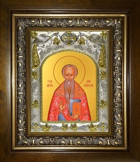 Икона Мирон Кизический, пресвитер, священномученик, в киоте 20х24 см 28561