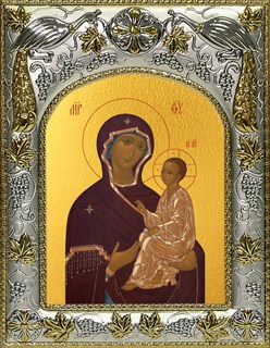 Икона Тихвинская Божией Матери, 14х18 см 28567