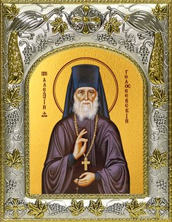 Икона Алексий Голосеевский, Киевский, преподобный, 14х18 см 28628