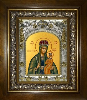 Икона Галатская икона Божией Матери, в киоте 20х24 см 28636
