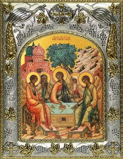 Икона Святая Троица, 14х18 см 28641