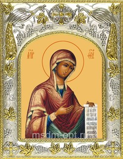 Икона Деисусная икона Божией Матери, 14х18 см 28651
