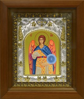 Икона Гавриил Архангел, в киоте 20х24 см 28690