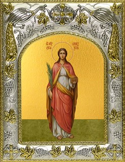 Икона Лукия Сиракузская, мученица , 14х18 см 28701