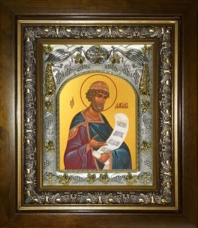 Икона Давид царь и пророк, в киоте 20х24 см 28719