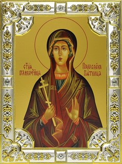 Икона Параскева Пятница мученица, 18х24 см, со стразами 28751