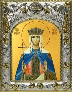 Икона Елена равноапостольная царица, 14х18 см 28829