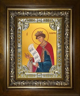 Икона Соломон праотец, в киоте 24х30 см 28859