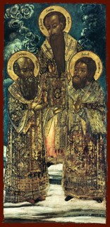 Икона Василий Великий, Иоанн Златоуст, Григорий Богослов, святители 28880