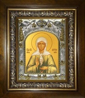 Икона Матрона Московская блаженная, в киоте 20х24 см 28909