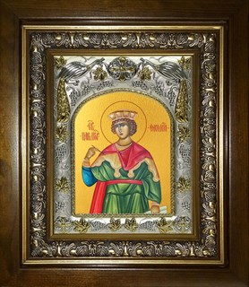 Икона Соломон праотец, в киоте 20х24 см 28913