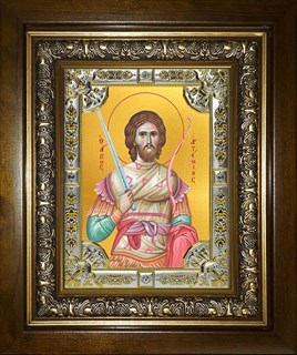 Икона Артемий (Артём) Антиохийский великомученик, в киоте 24х30 см 29001