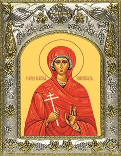 Икона Иулиания Илиопольская, 14х18 см 29076