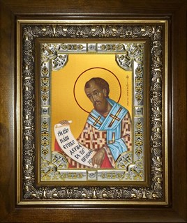 Икона Иоанн (Иван) Златоуст, архиепископ Константинопольский, святитель, в киоте 24х30 см 29123