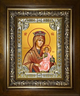 Икона Тотемская икона Божией Матери, в киоте 24х30 см 29150