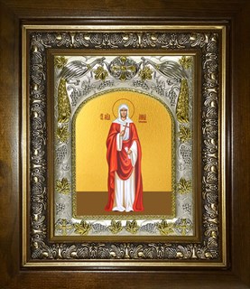 Икона Анна Готфская, в киоте 20х24 см 29166