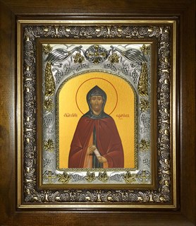 Икона Ефрем Сирин преподобный, в киоте 20х24 см 29215