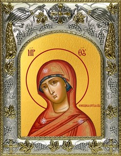 Икона Огневидная икона Божией Матери, 14х18 см 29248