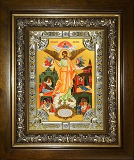 Икона Ангел Хранитель, в киоте 24х30 см 29268