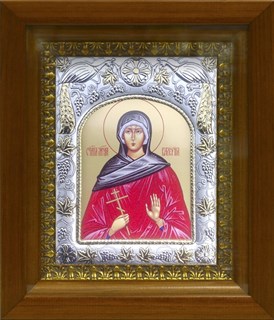 Икона Валерия, 14х18 см,в киоте 20х24 см 29273