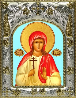 Икона Алла Готфская мученица, 14х18 см 29291