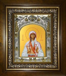 Икона Святая Злата мученица, в киоте 20х24 см 29295