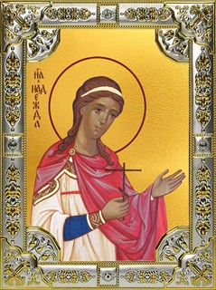 Икона Надежда мученица, 18х24 см, со стразами 29297