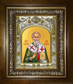Икона Григорий Антиохийский святитель, патриарх, в киоте 20х24 см 29327
