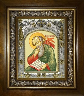 Икона Иоанн (Иван) Богослов, апостол, в киоте 20х24 см 29360