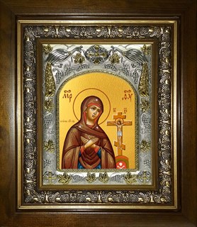 Икона Ахтырская икона Божией Матери, в киоте 20х24 см 29373