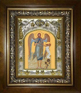 Икона Иоанн (Иван) Предтеча, Креститель Господень, в киоте 20х24 см 29375