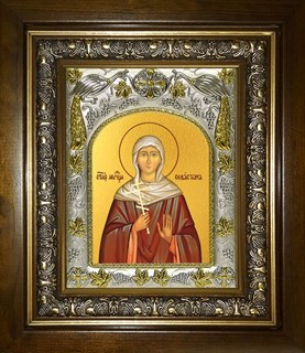 Икона Севастиана Гераклейская, мученица, в киоте 20х24 см 29380