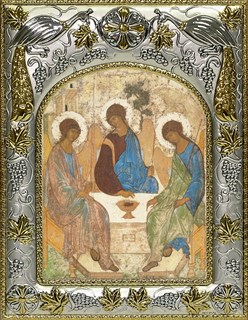 Икона Святая Троица, 14х18 см 29477