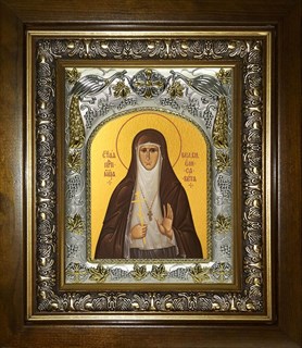 Икона Елизавета, Елисавета преподобномученица, великая княгиня, в киоте 20х24 см 29539