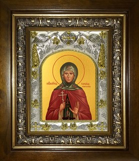 Икона Рафаила (Вишнякова) преподобномученица, в киоте 20х24 см 29563