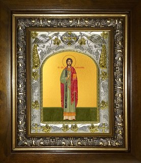 Икона Вениамин Персидский, священномученик, в киоте 20х24 см 29575