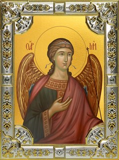 Икона Михаил Архангел, 18х24 см, со стразами 29644