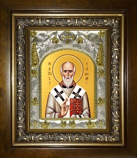 Икона Тимон Бострийский, апостол, в киоте 20х24 см 29660