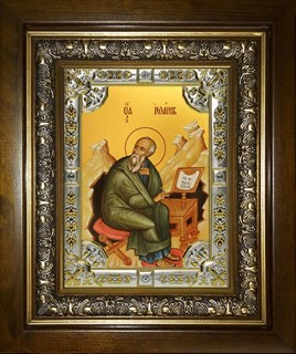 Икона Иоанн (Иван) Богослов апостол, в киоте 24х30 см 29681