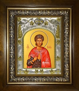 Икона Вит Римский, мученик, в киоте 20х24 см 29718