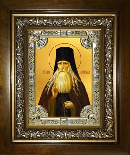 Икона Паисий Величковский преподобный, в киоте 24х30 см 29727