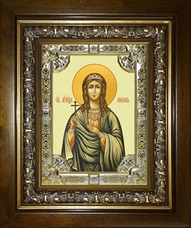 Икона Любовь мученица, в киоте 24х30 см 29824