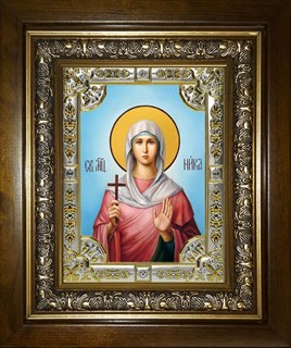 Икона Виктория (Ника) Кордувийская мученица ,в киоте 24х30 см 29826