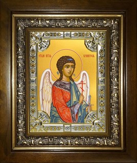 Икона Ангел Хранитель, в киоте 24х30 см 29834