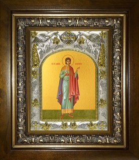 Икона Даниил Египтянин, Кесарийский (Палестинский), мученик, в киоте 20х24 см 29849