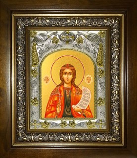 Икона Пелагия Тарсийская, в киоте 20х24 см 29891