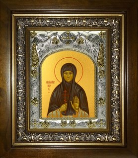 Икона Преподобномученица Пелагия (Тестова), в киоте 20х24 см 29961