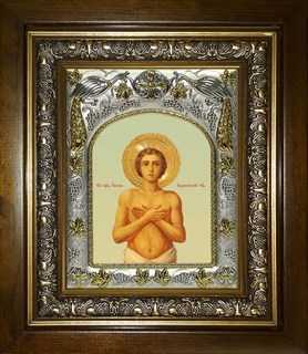 Икона Иаков (Яков) Боровичский, Новгородский, праведный, в киоте 20х24 см 29976