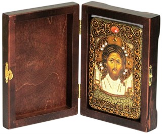 {{photo.Alt || photo.Description || 'Настольная икона Спас Нерукотворный на дубе 10х15 см.'}}